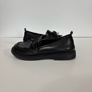 Classic Black Kids Dress Shoes Size 1W